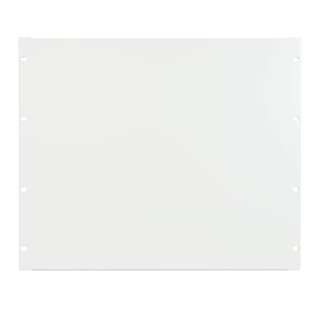 Hammond 9U FLANGED STEEL Panel WHITE PBFS19015WH